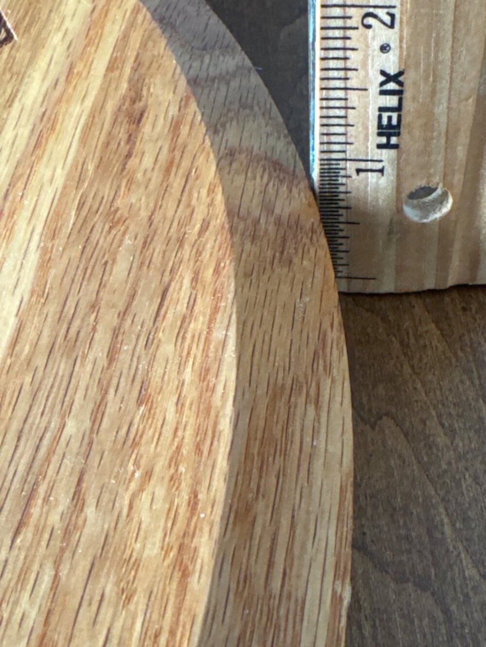 Maple Leaf At Home Wooden Lazy Susan 15.5" Diameter Farmhouse Design Heavy - Picture 10 of 13